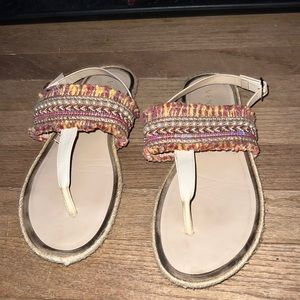 Venus Beaded Sandals Size 9
